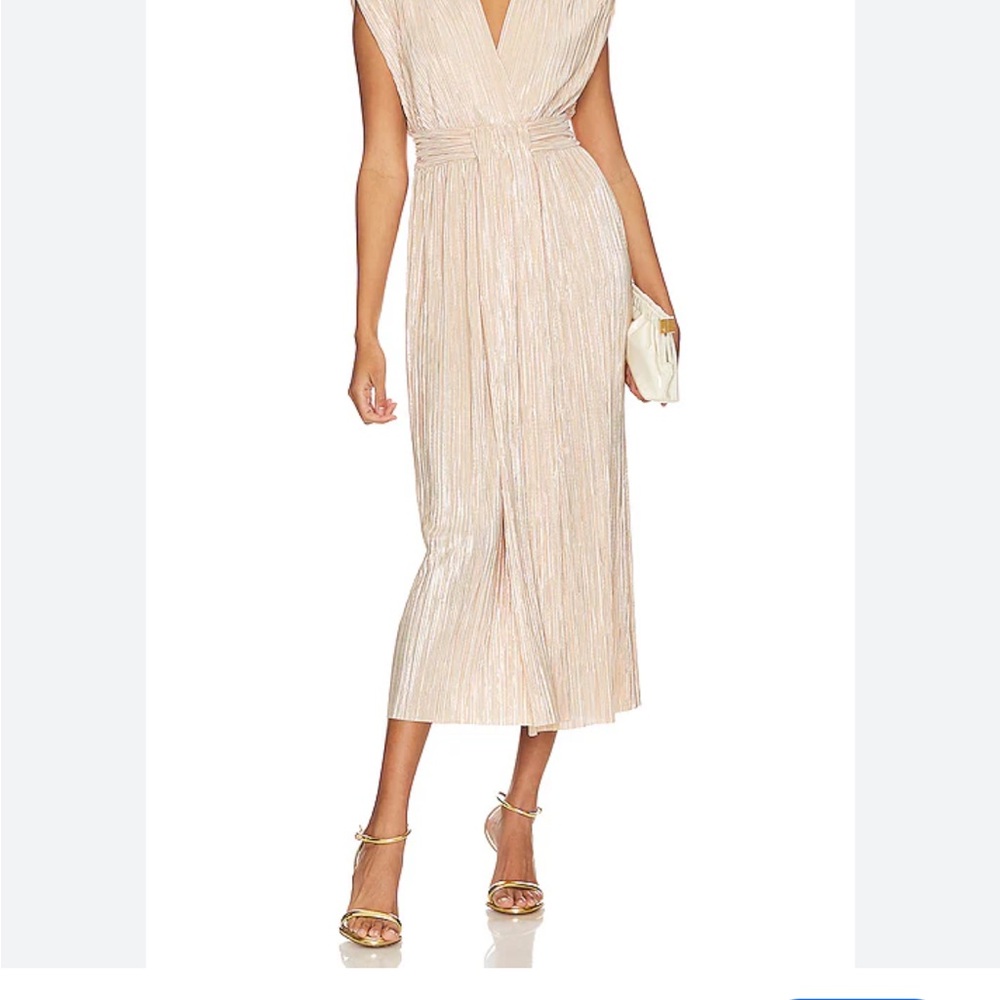 NWOT Sabina Musayev Donna Dress Pearl Blush Size Small - Picture 2 of 15